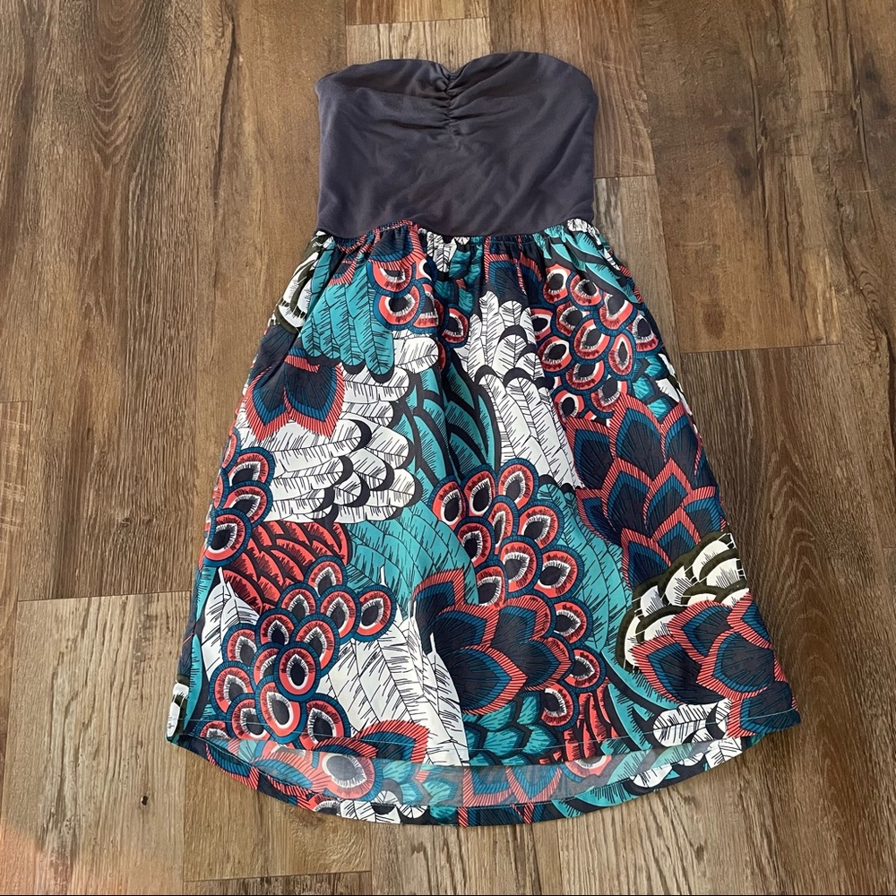Roxy strapless dress xs